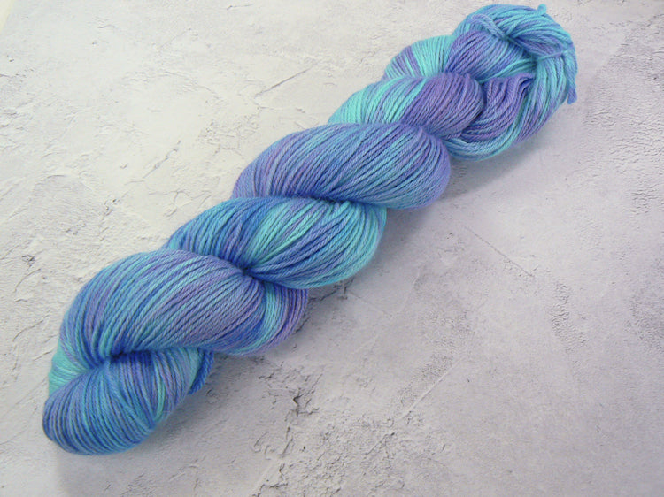 Aquamarine Sea, Falklands Merino Alpaca Silk 4-ply (FAS)