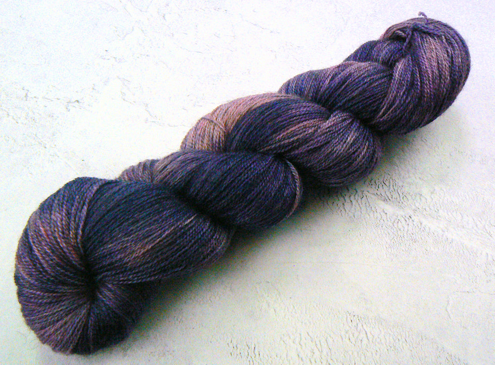 Into the Purple Night, Merino Silk Yak Lace (MYL)