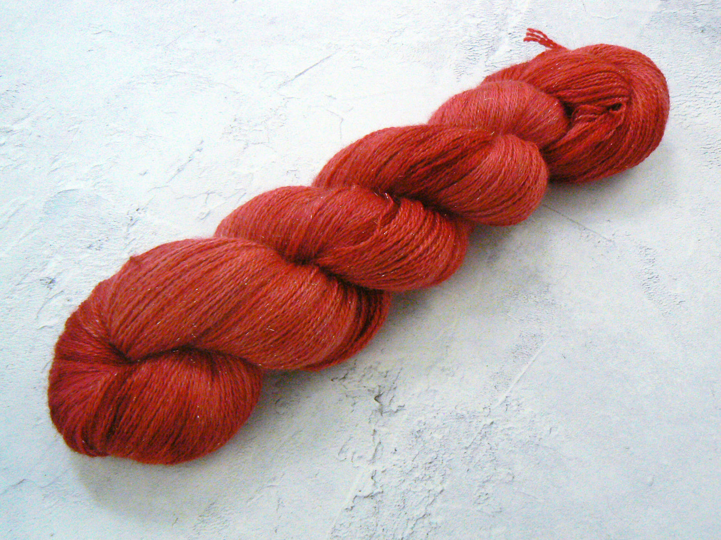 Ruby Goes for Red, Alpaca Silk Cashmere Sparkle Lace (APL)