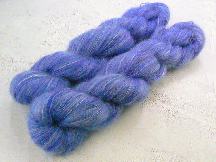 Blue Anemone, Mohair Silk Lace (MML)