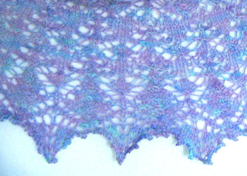 Donna Shetland Lace Cowl Pattern