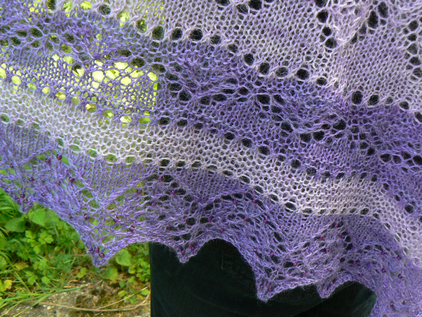 Ulyana Shawl Pattern - 4-ply Version