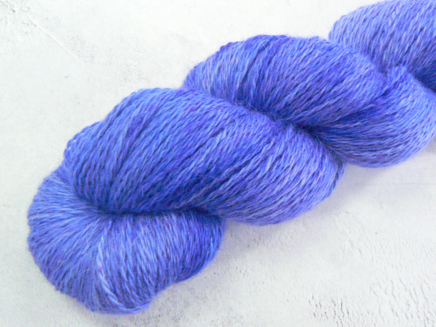 Delphinium Daze, British Alpaca Silk 4-ply