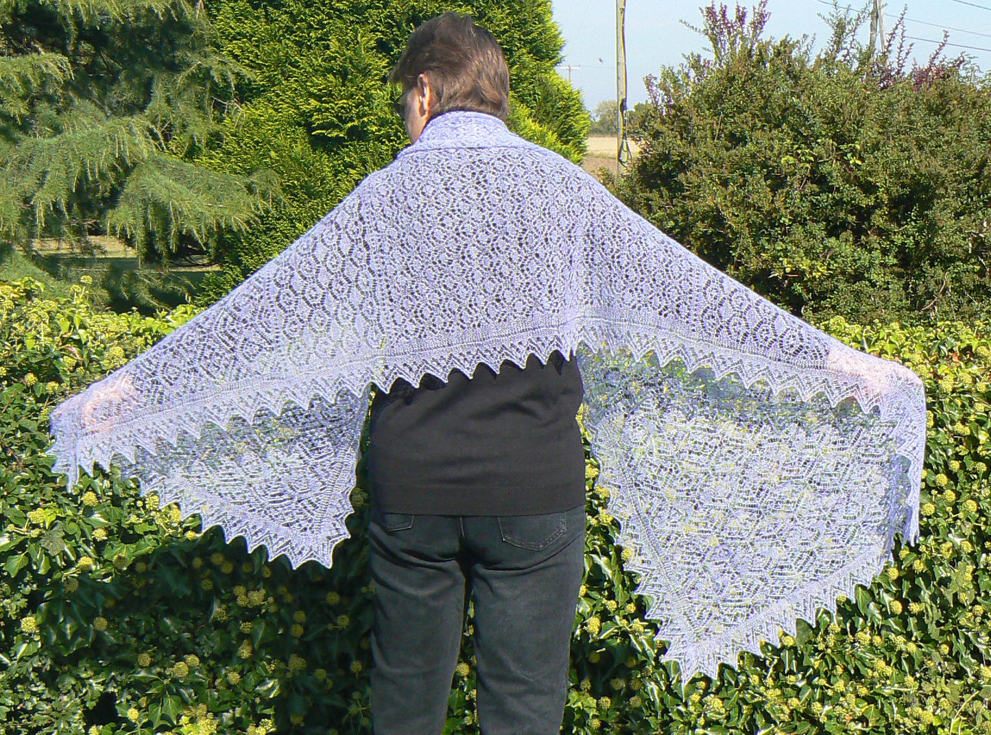 Yvaine Shetland Stole Pattern