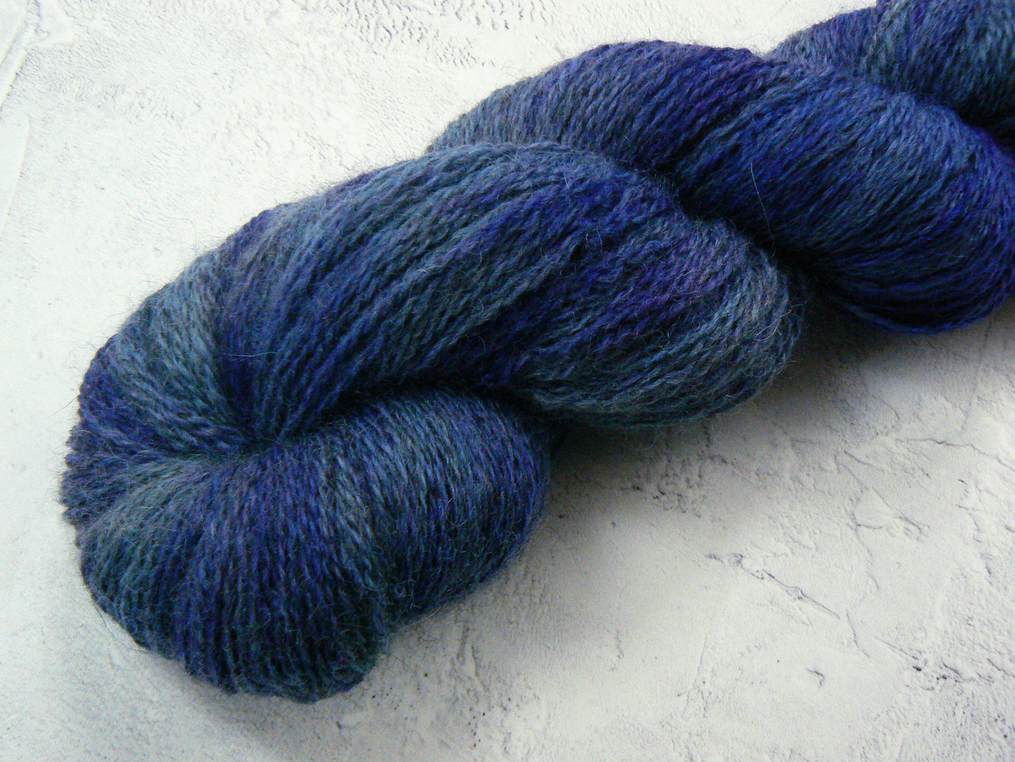 Delphiniums at Midnight, Blue Faced Leicester 4-ply (BFS)