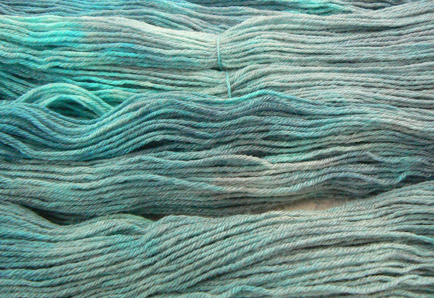 Turquoise Shadows, Poldale Silk 4-ply (PWS)