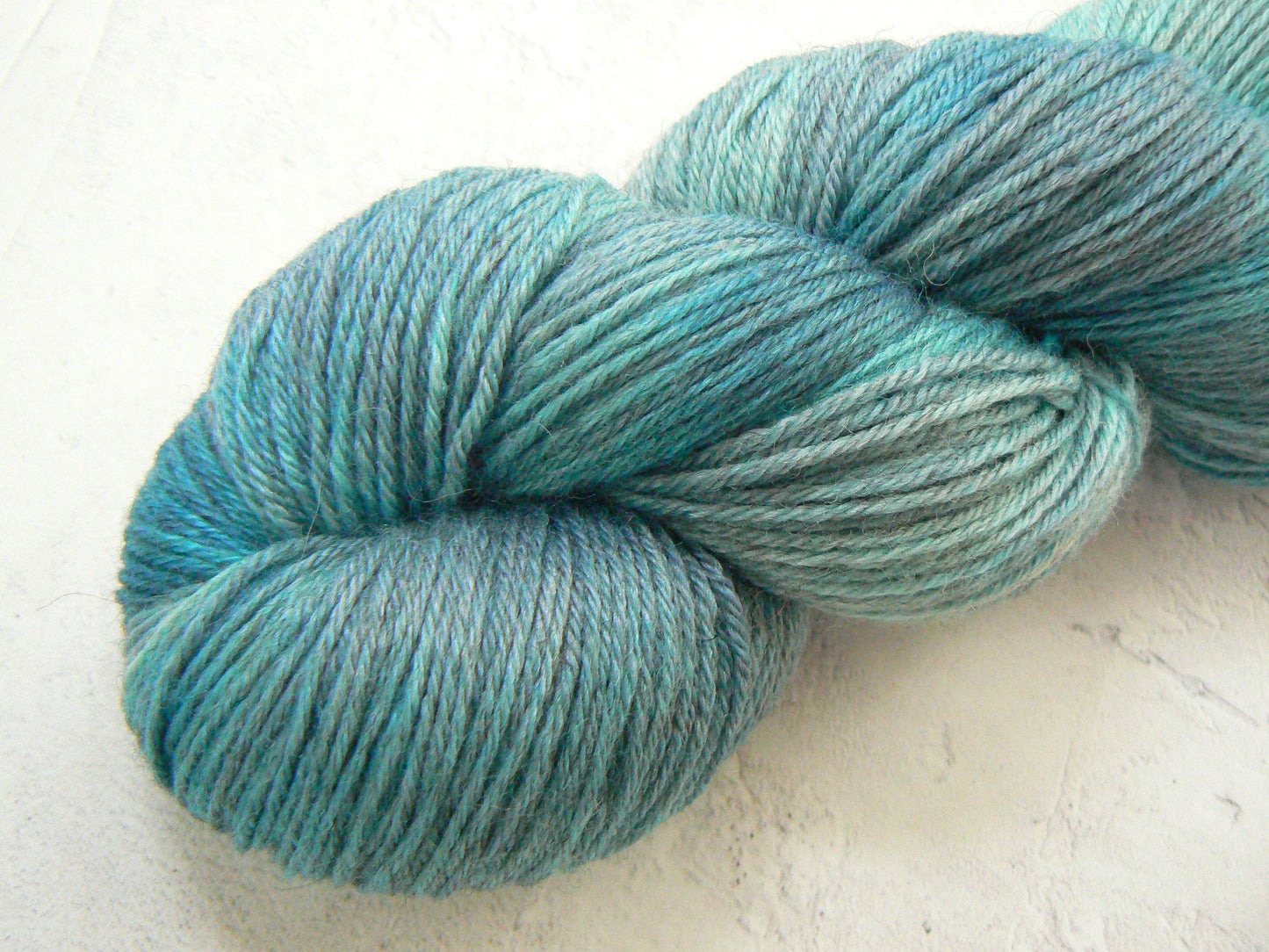 Turquoise Shadows, Poldale Silk 4-ply (PWS)