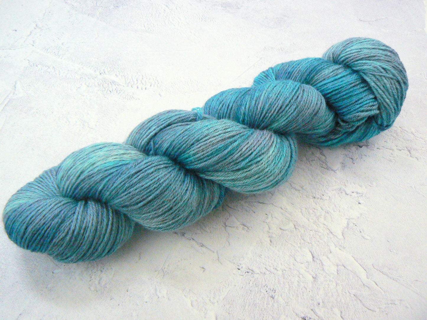 Turquoise Shadows, Poldale Silk 4-ply (PWS)