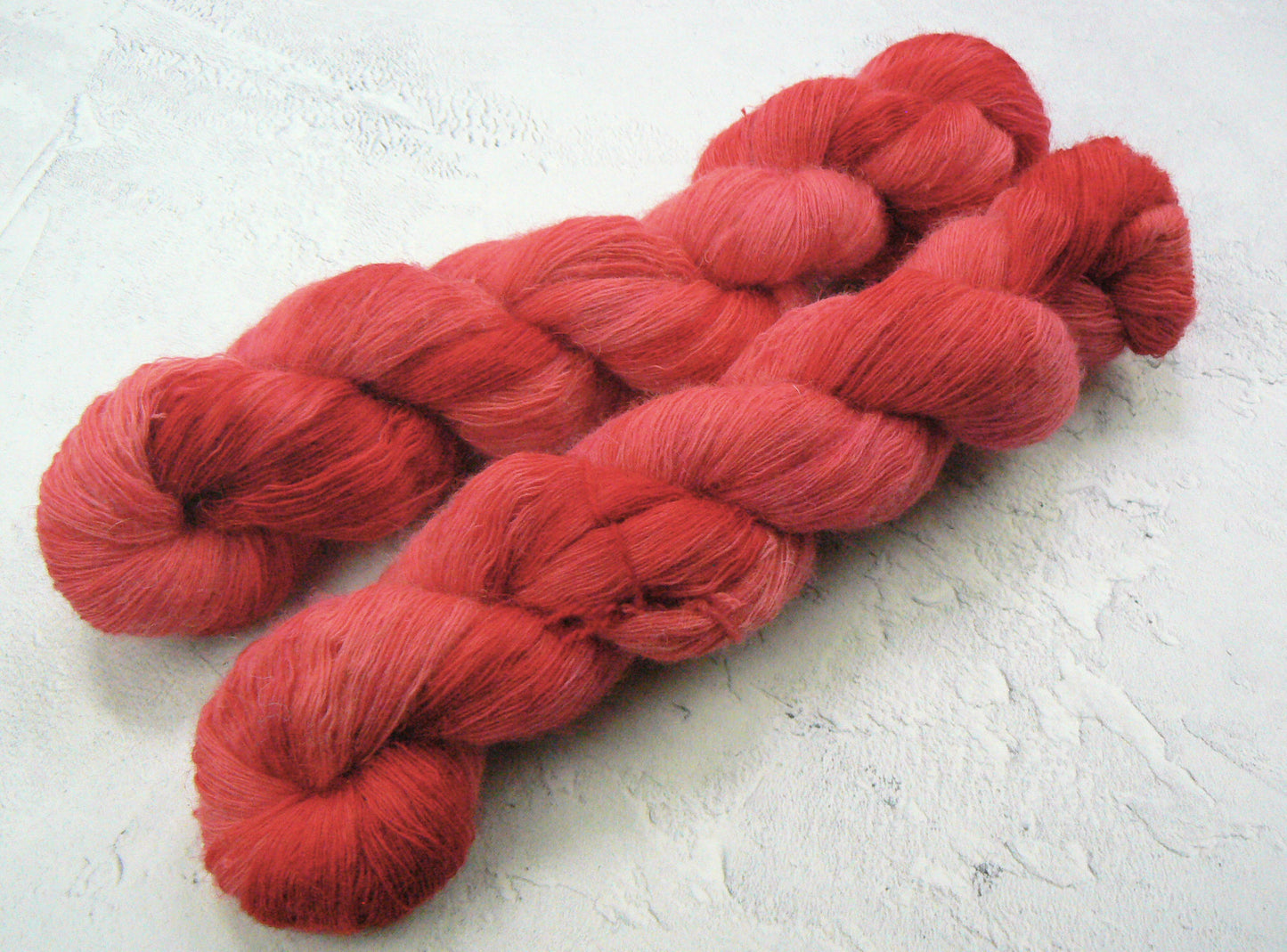 Red Poppies, Shetland Cobweb Lace