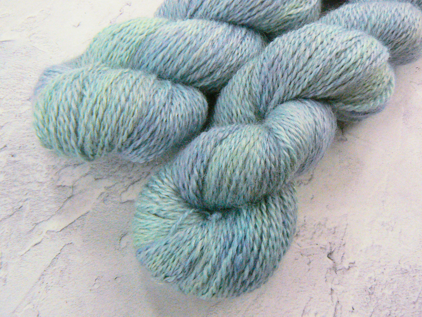 Soft Greens, British Alpaca Silk 4-ply (ASS)