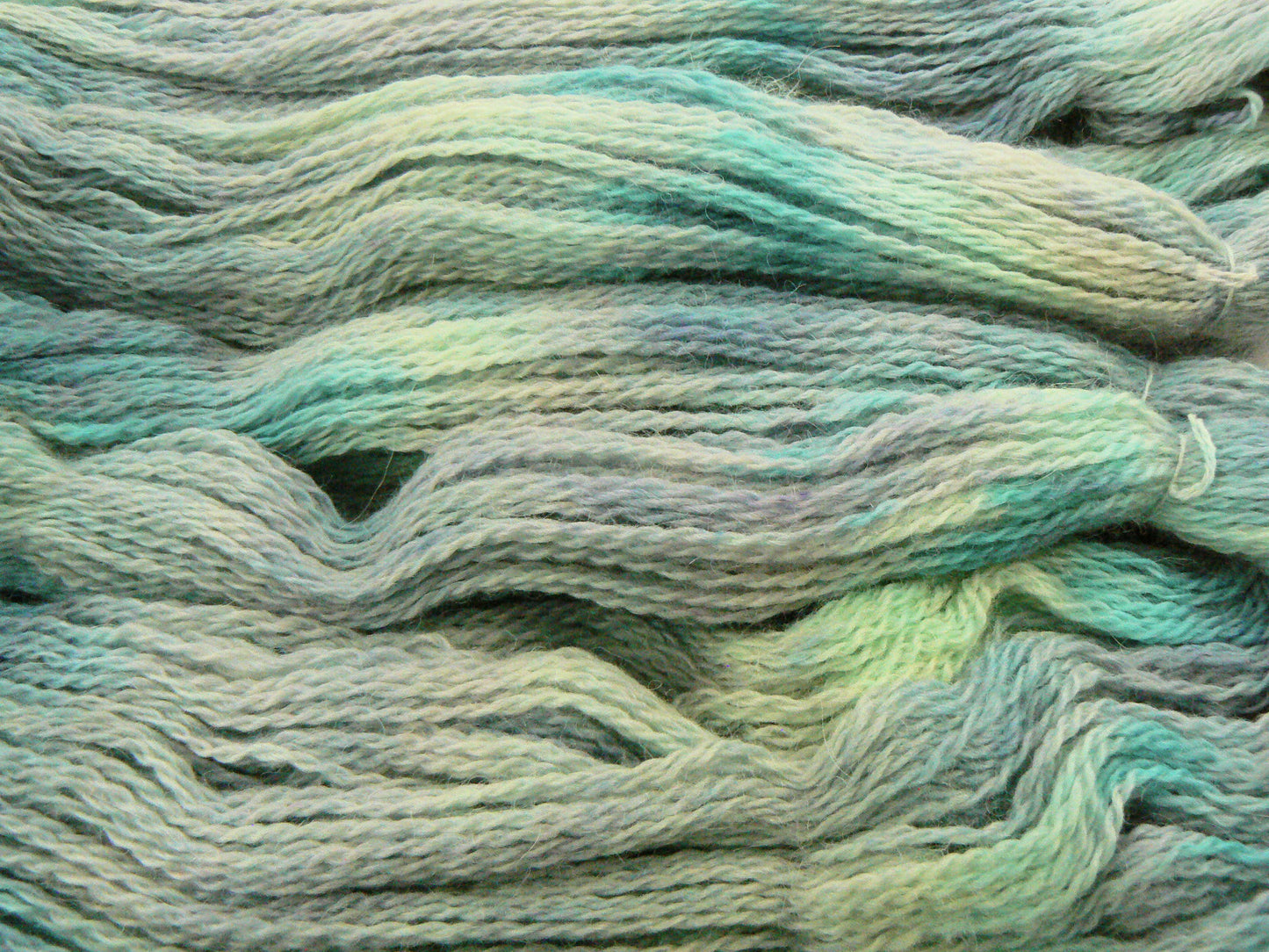Soft Greens, British Alpaca Wool 4-ply (ABS)