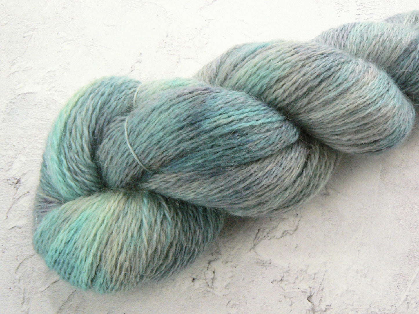 Soft Greens, British Alpaca Wool 4-ply (ABS)