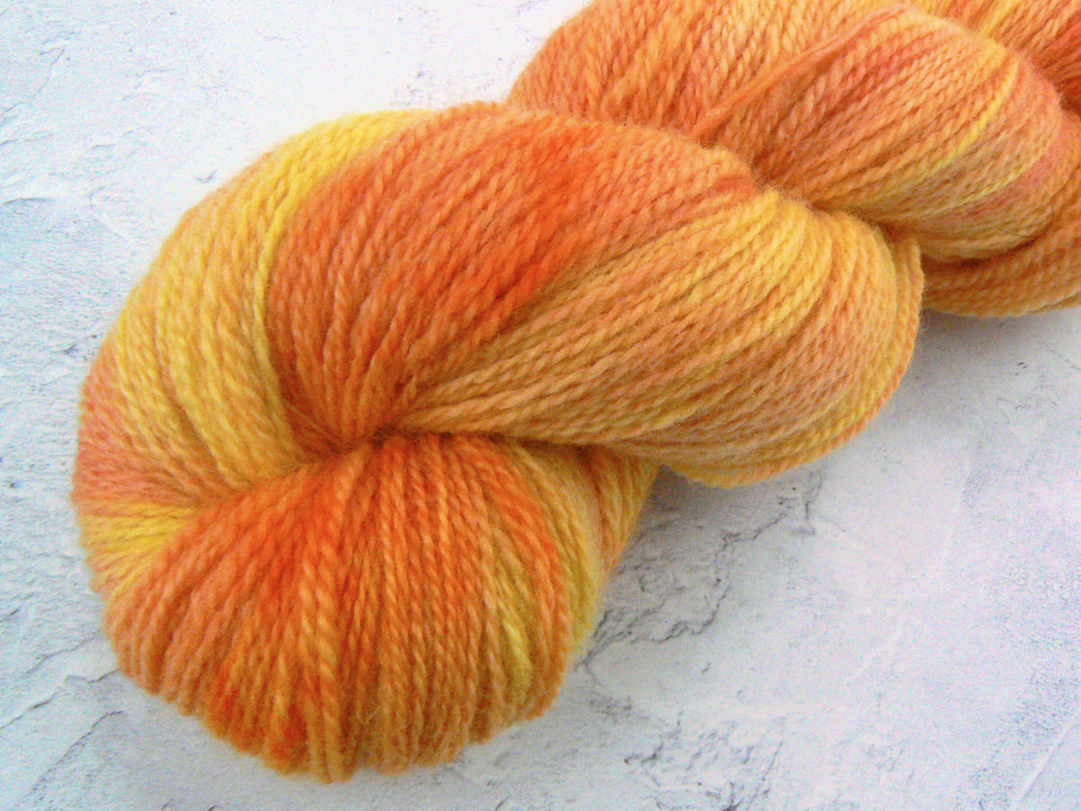 Golden Sunset, Blue Faced Leicester 4-ply