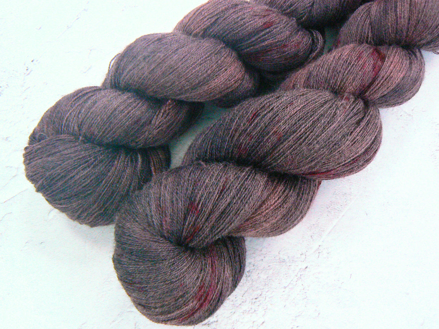 Purple Grape, Wool Silk Cobweb Lace (WIL)