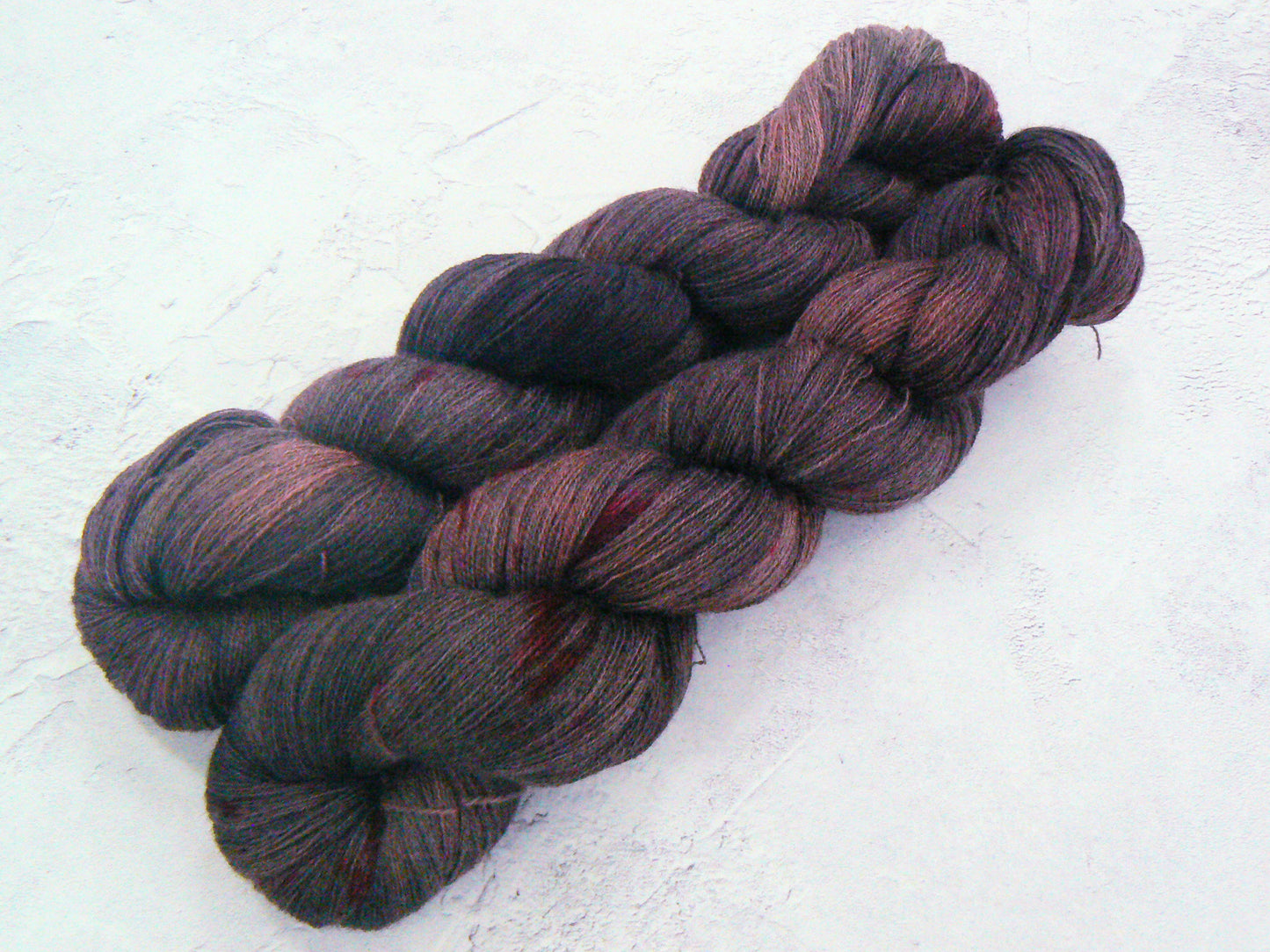 Purple Grape, Wool Silk Cobweb Lace (WIL)