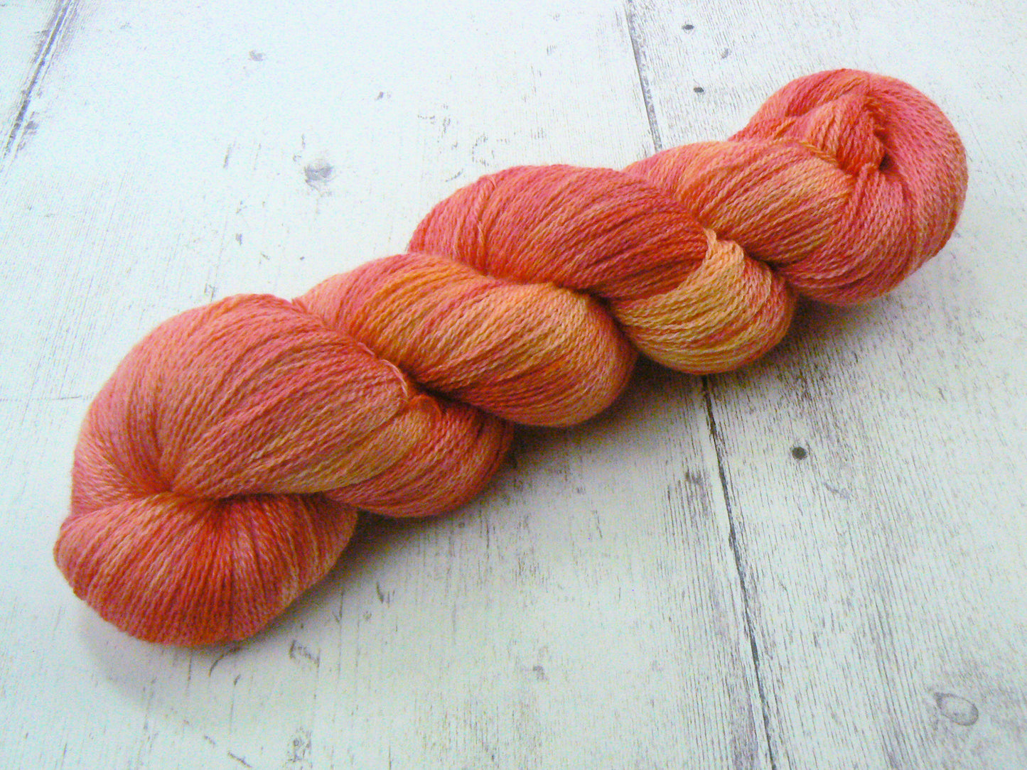 Peach Sorbet, Silky Merino Lace (SEL)