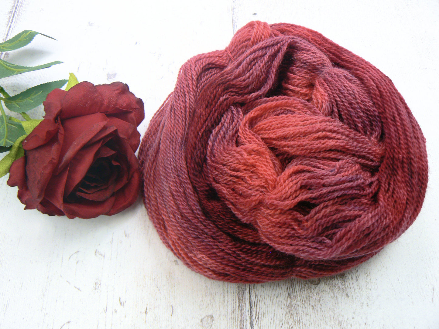 Clover in Shadow, Blue Faced Leicester Mohair 4-ply (MFS)