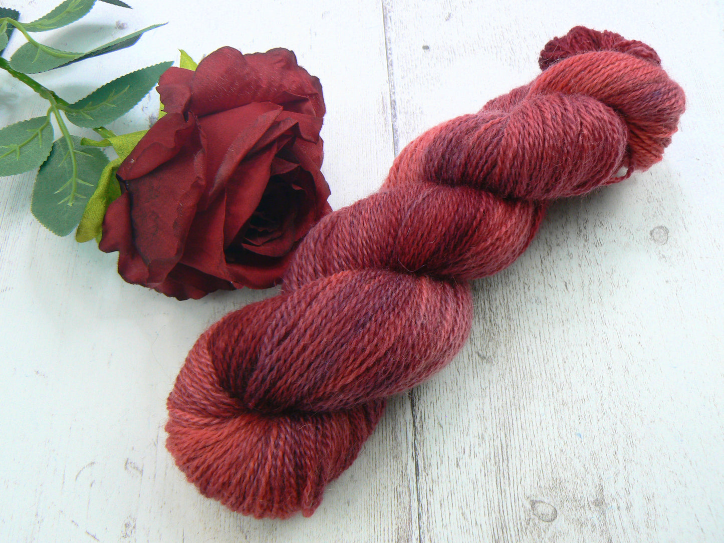 Clover in Shadow, Blue Faced Leicester Mohair 4-ply (MFS)