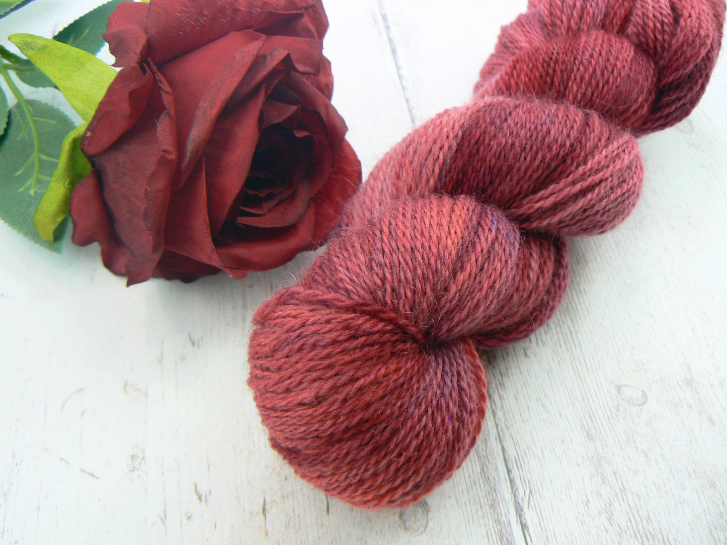 Clover in Shadow, Blue Faced Leicester Mohair 4-ply (MFS)