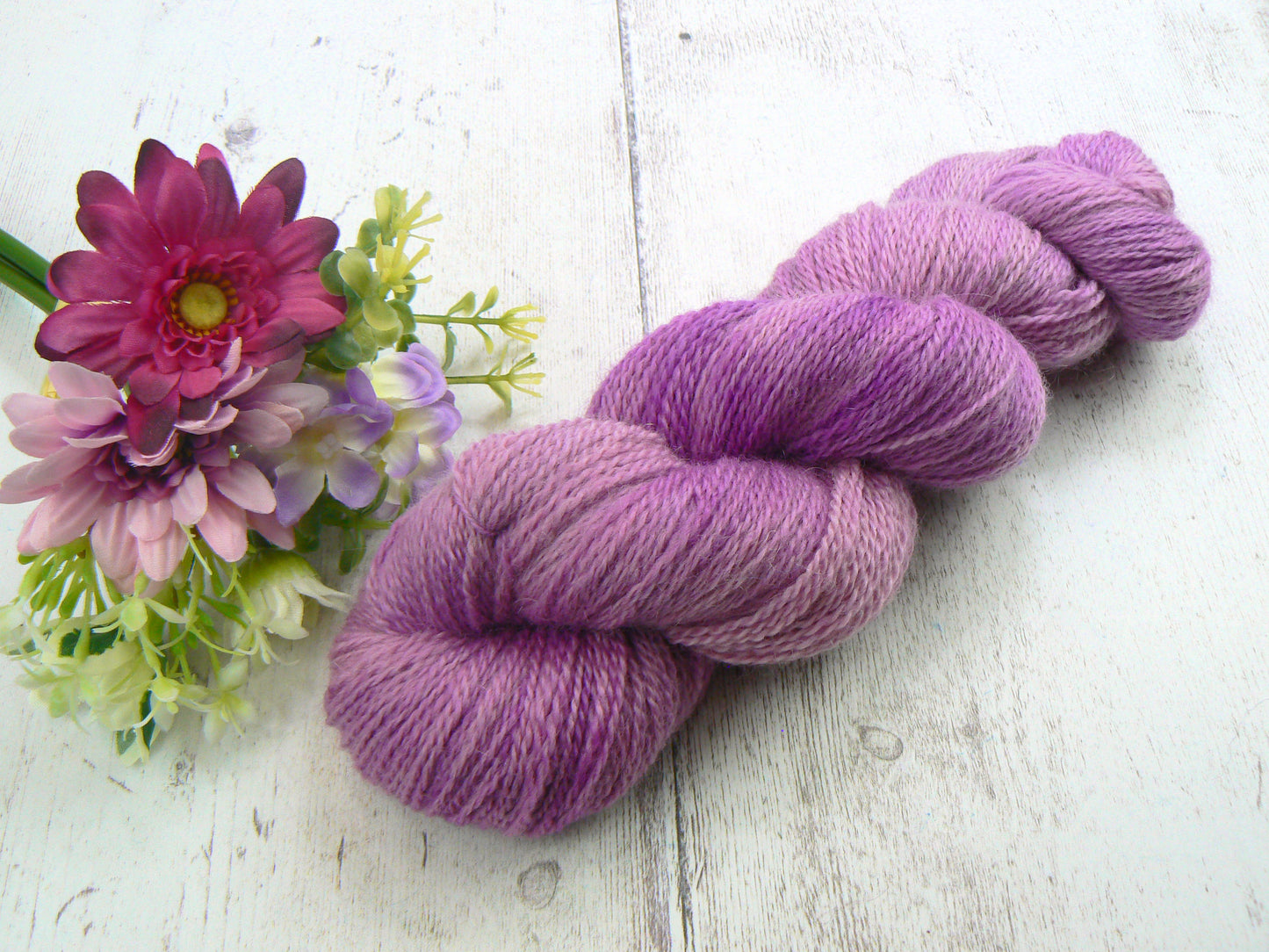 Frosted Rose, Blue Faced Leicester Mohair 4-ply (MFS)