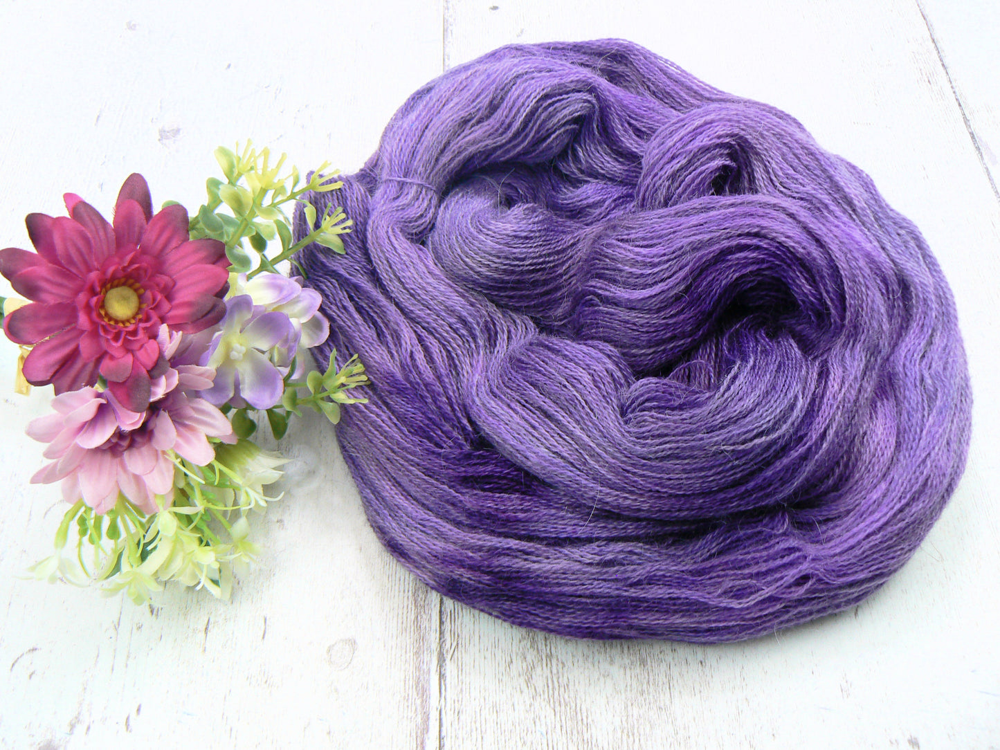Amethyst Shadows, Baby Alpaca Lace