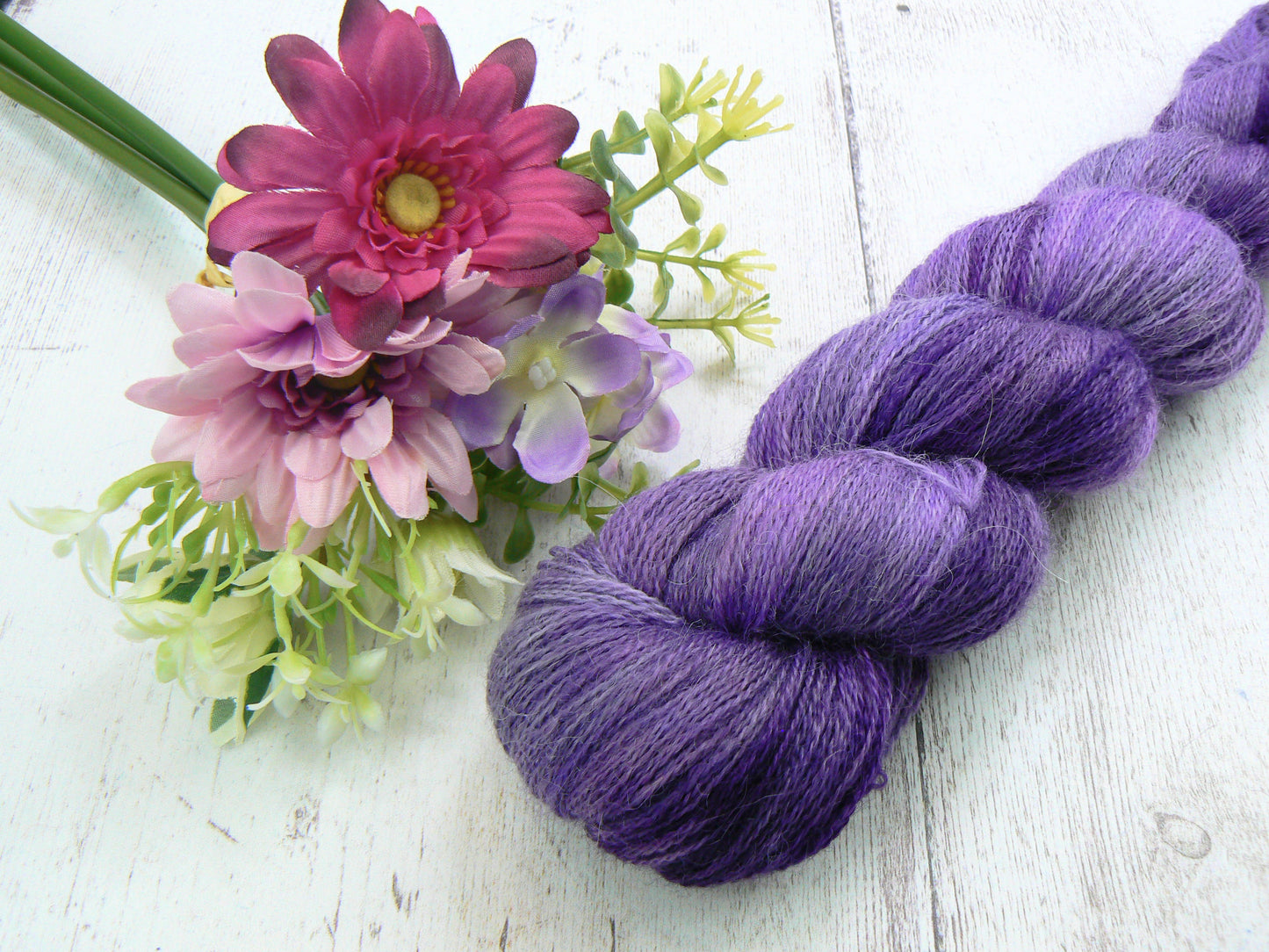 Amethyst Shadows, Baby Alpaca Lace