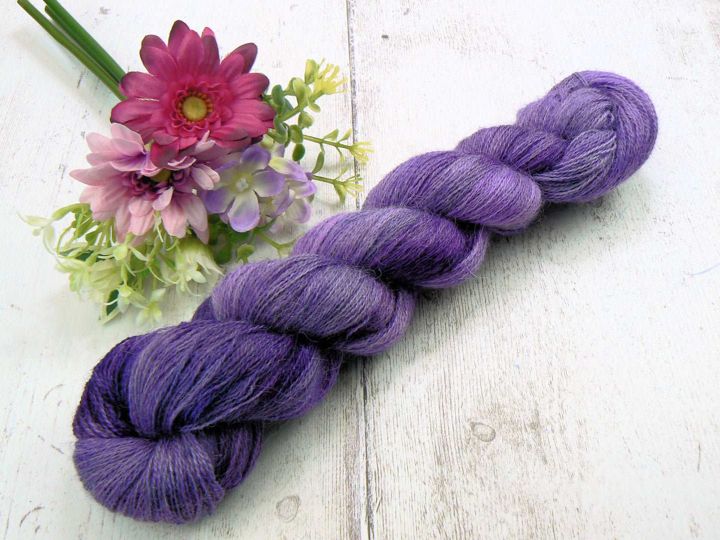 Amethyst Shadows, Baby Alpaca Lace