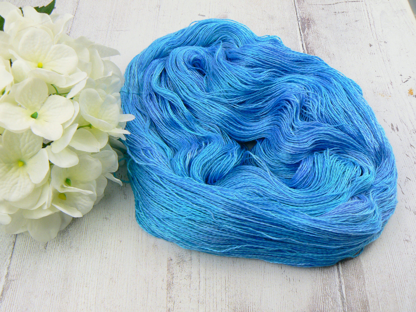 Riviera Sky, Mulberry Silk Lace