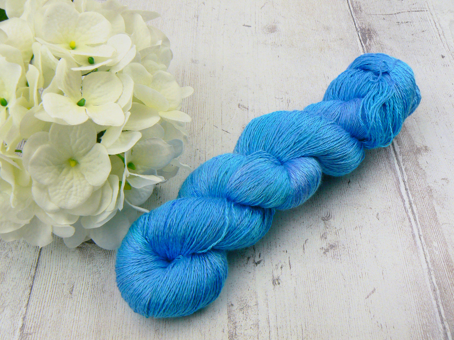 Riviera Sky, Mulberry Silk Lace