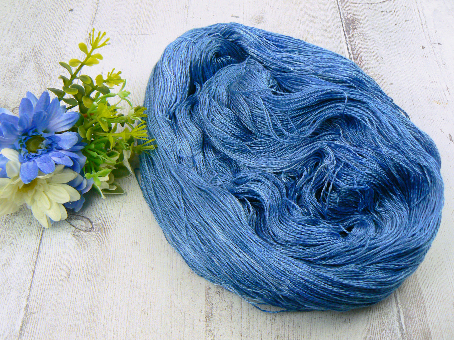 Stormy Sea, Mulberry Silk Lace