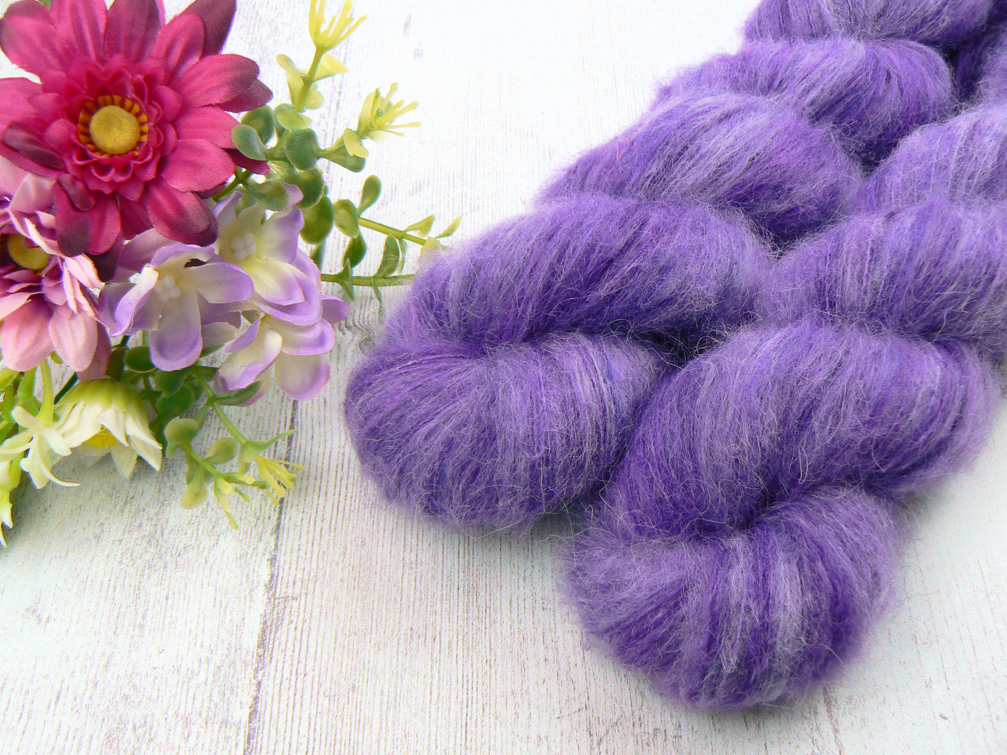 Queen of the Night, Suri Alpaca Silk Cloud Lace