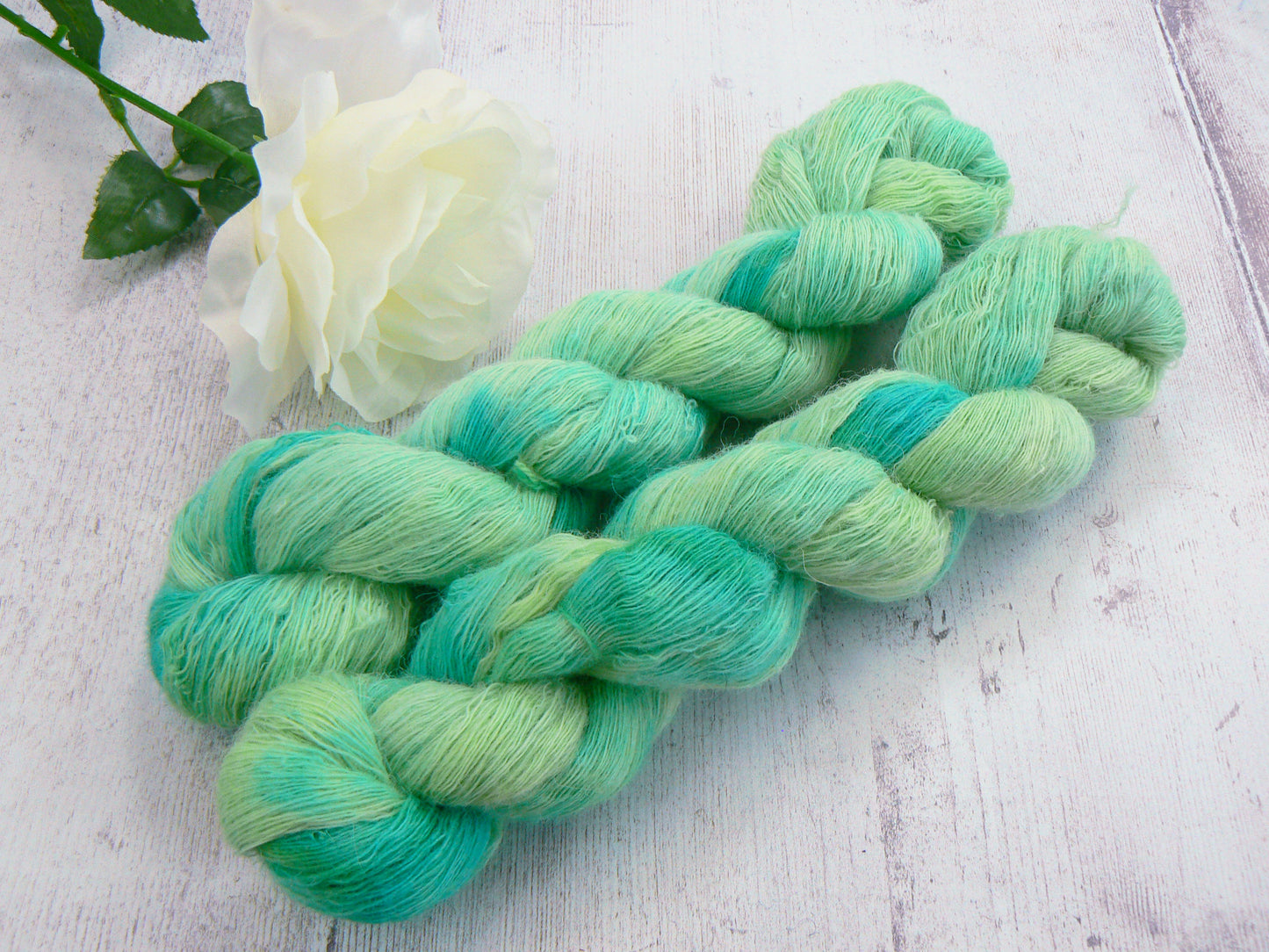 Soft Aqua, Shetland Cobweb Lace