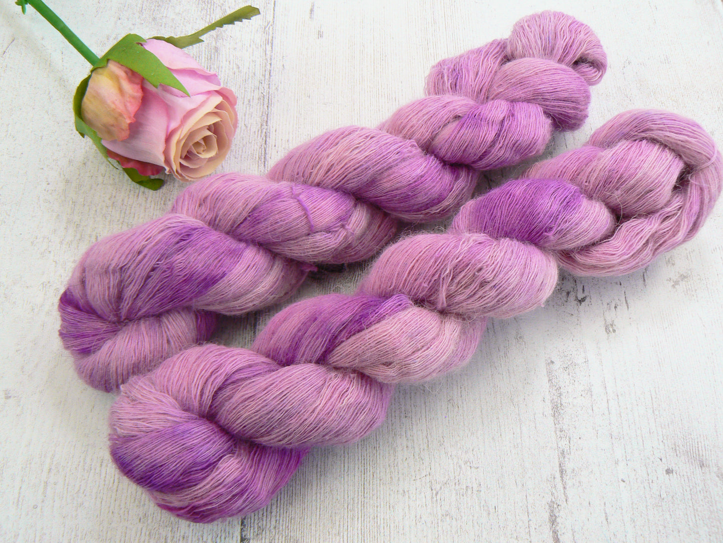 Frosted Rose, Shetland Cobweb Lace