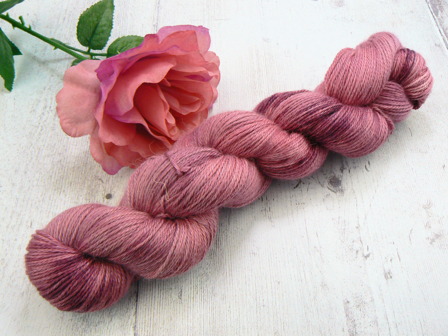 Blackcurrant Milkshake, Baby Alpaca Silk 4-ply