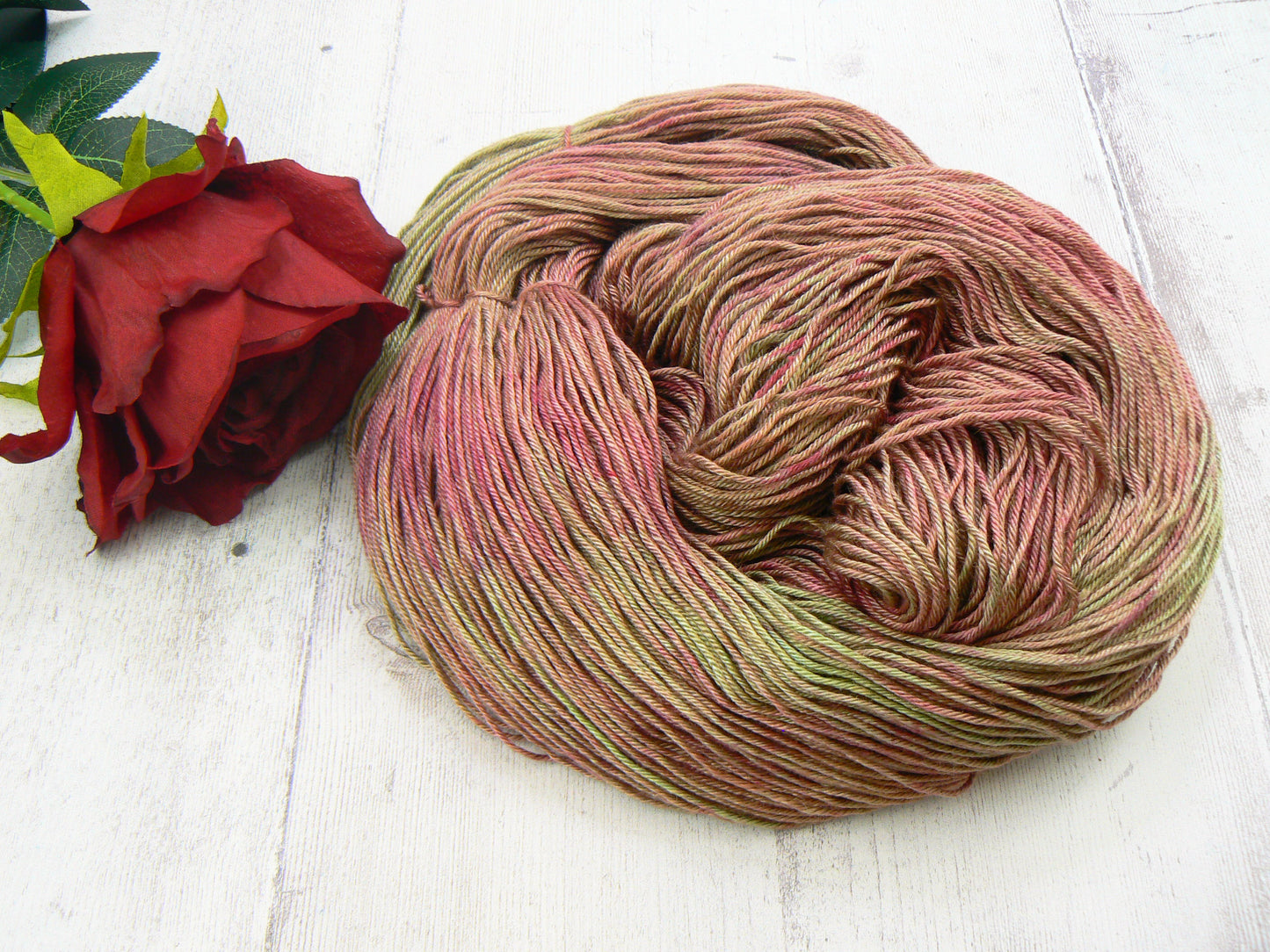 Red Squirrels in the Woods, Baby Camel Silk 4-ply