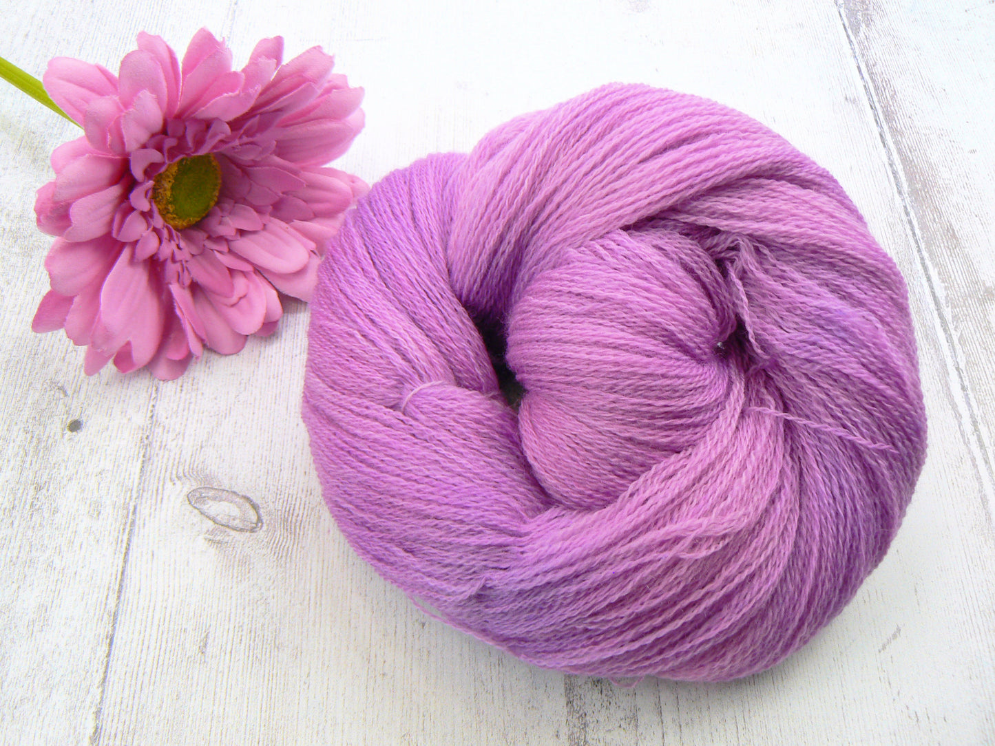 Frosted Rose, Falklands Merino Light Lace