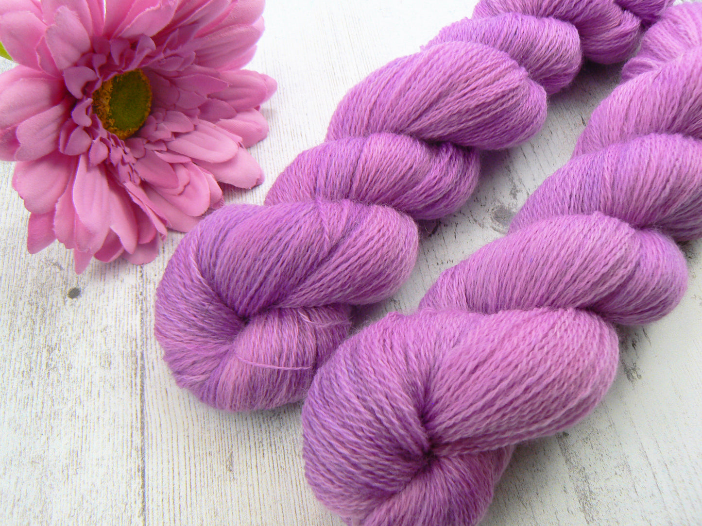 Frosted Rose, Falklands Merino Light Lace