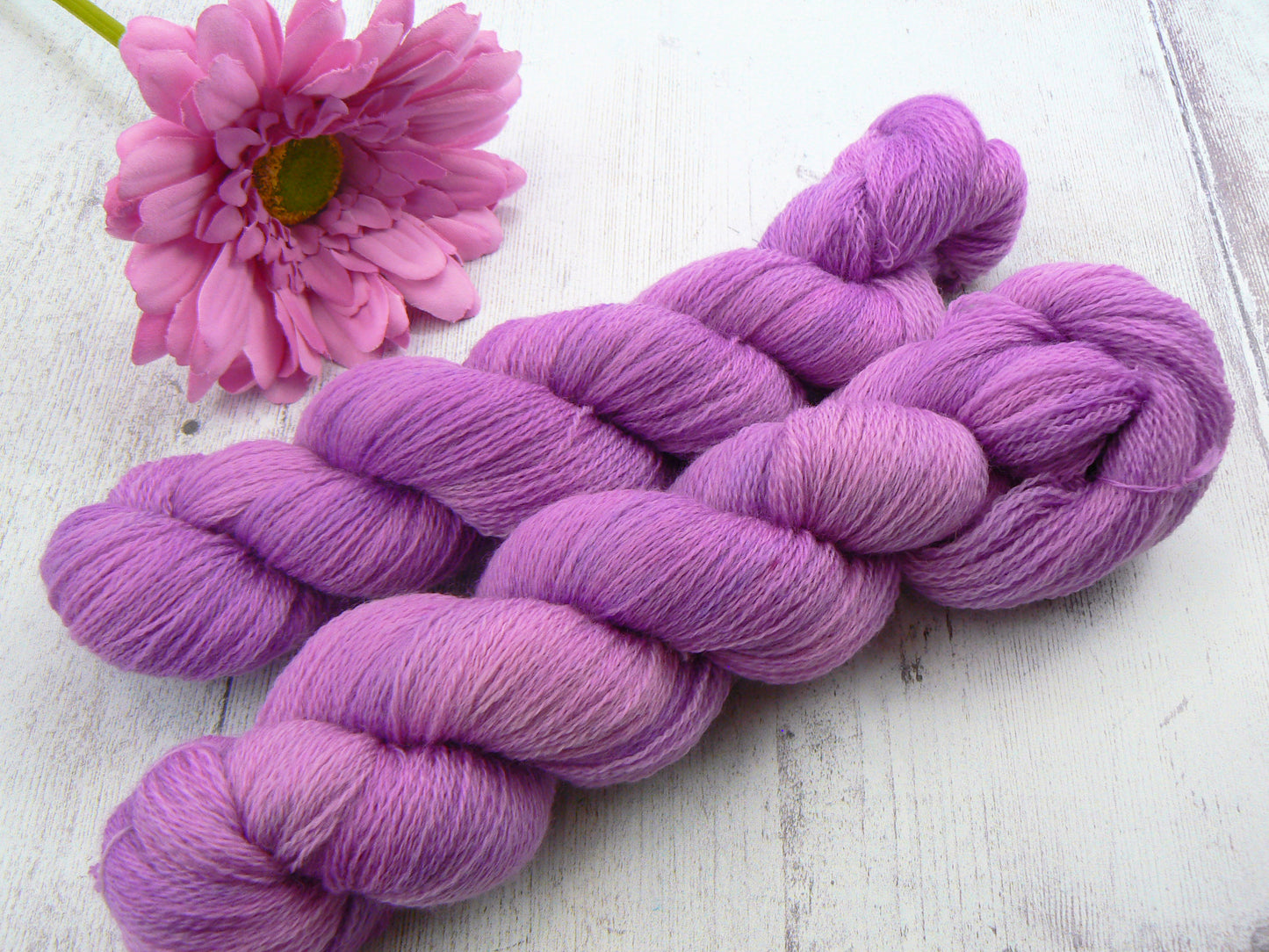 Frosted Rose, Falklands Merino Light Lace