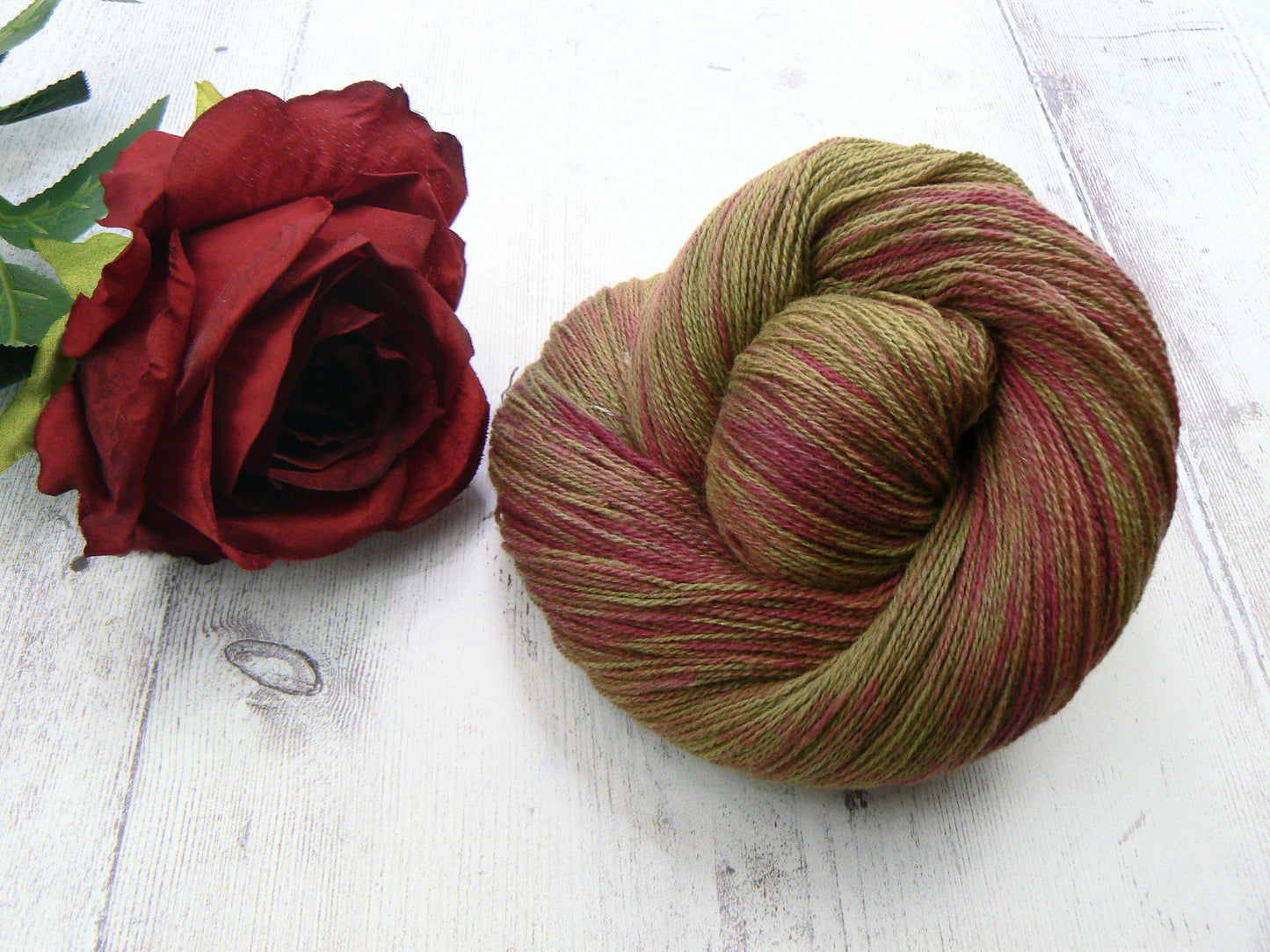 Spring in the Glen, Merino Cashmere Silk Fine Lace