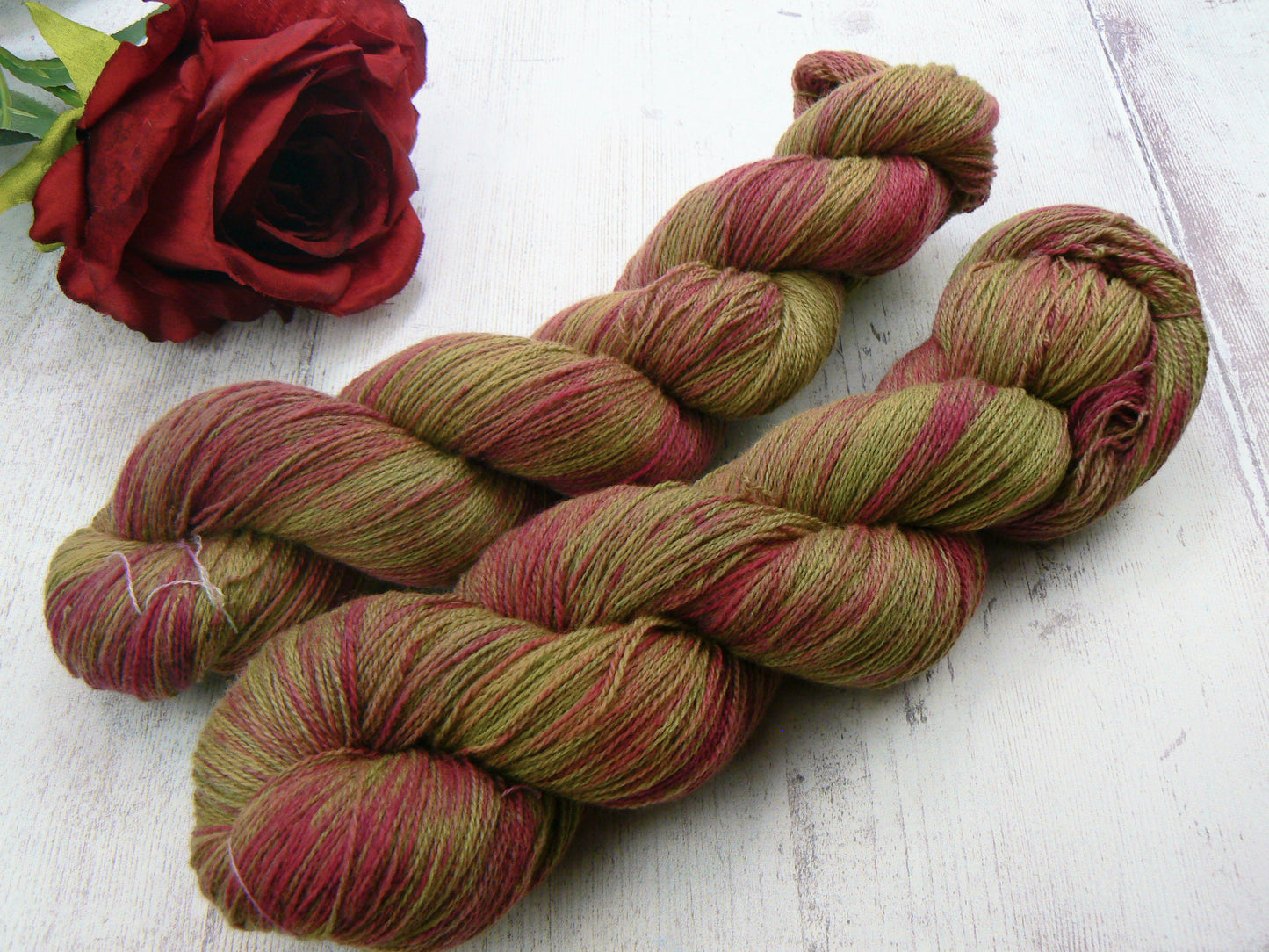 Spring in the Glen, Merino Cashmere Silk Fine Lace