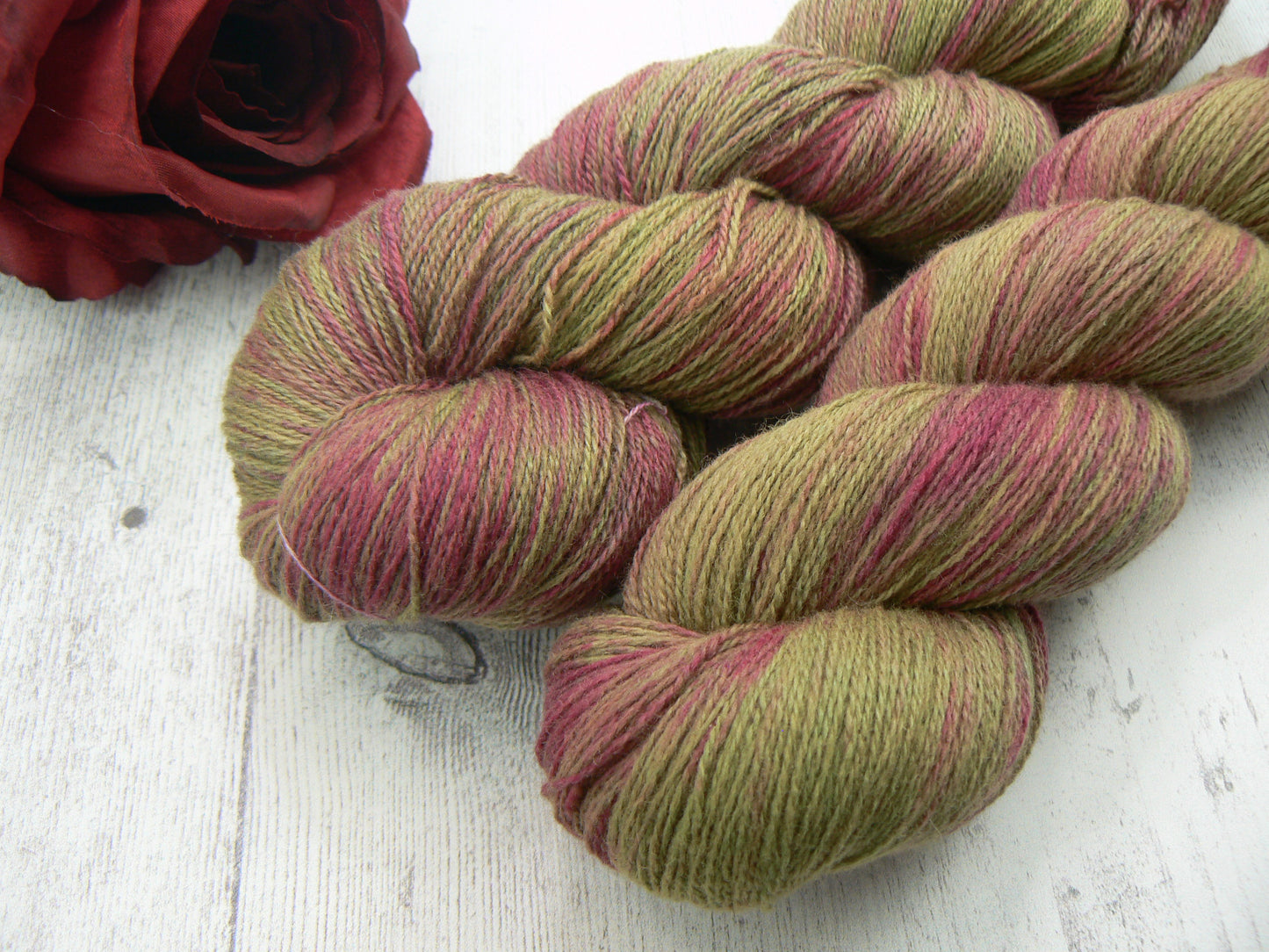 Spring in the Glen, Merino Cashmere Silk Fine Lace