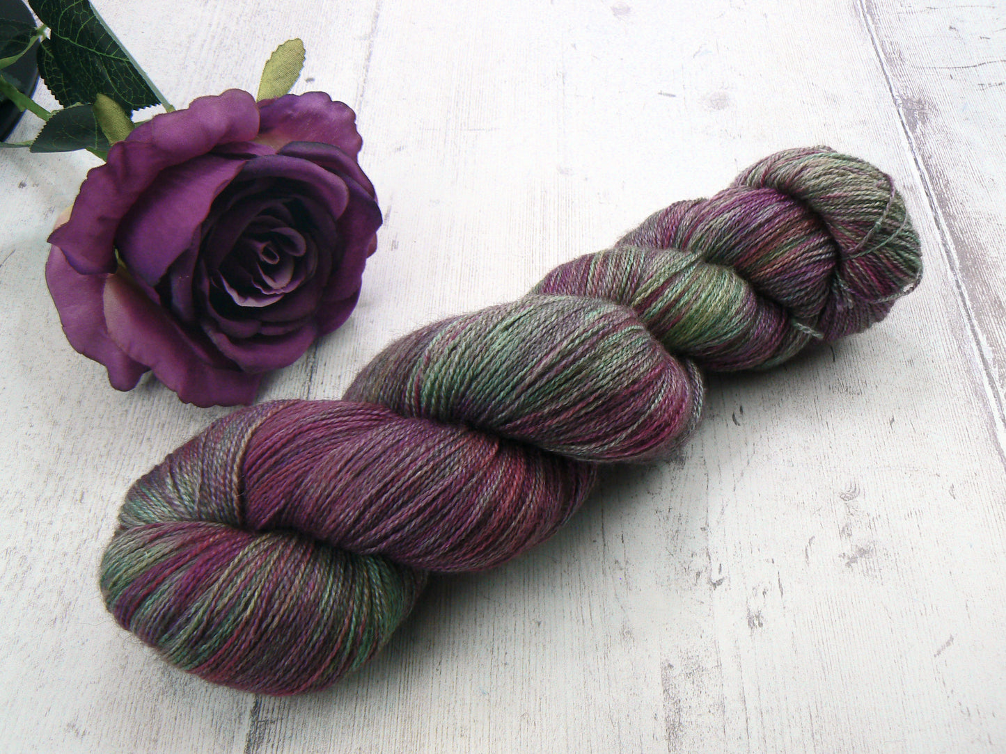 Spring in the Glen, Merino Silk Yak Lace