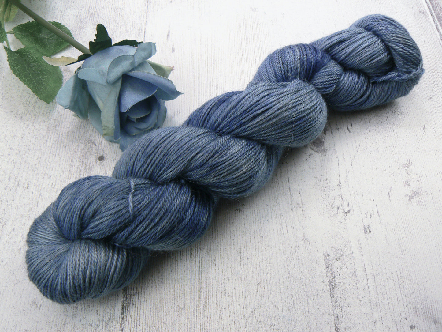It's a Blue World, Baby Alpaca Silk Cashmere 4-ply