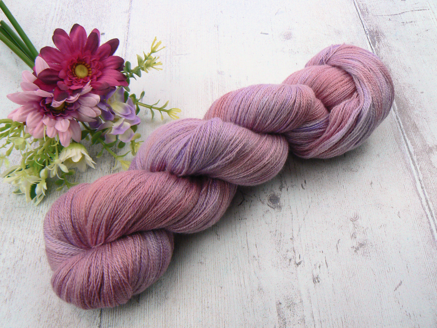 Wine and Roses, Merino Silk Fine Lace