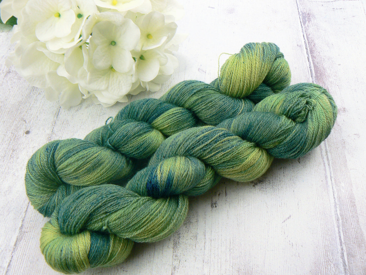 Shady Forest, Merino Silk Cobweb Lace (50:50)