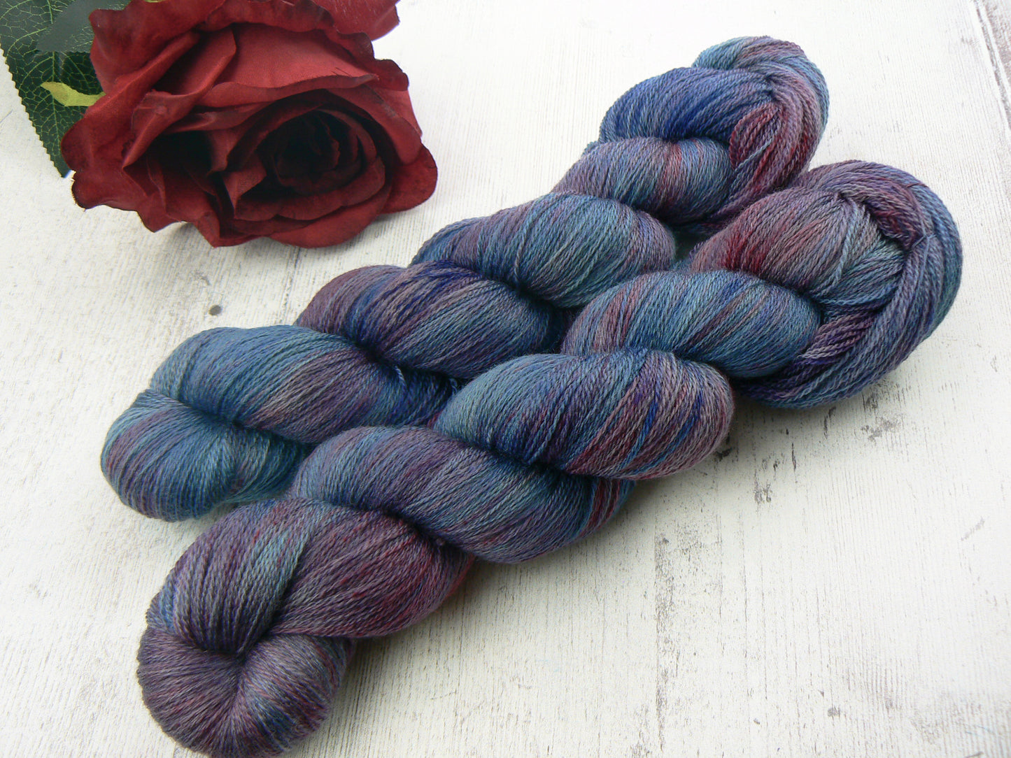 Mysteries of the Ocean, Merino Silk Cobweb Lace (50:50)