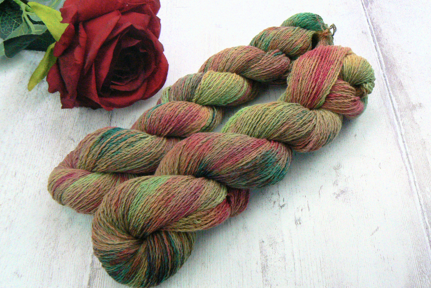 Red Squirrels in the Woods, Cashmere Fine 4-ply