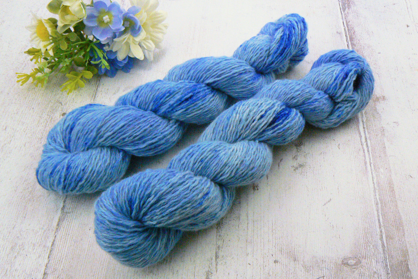 NEW COLOURWAY: Bouncing Bluebells, Cashmere 4-ply