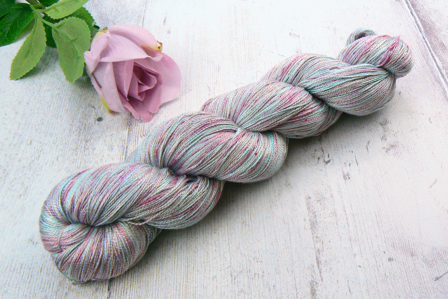 Frosted Petals, Spun Silk Lace