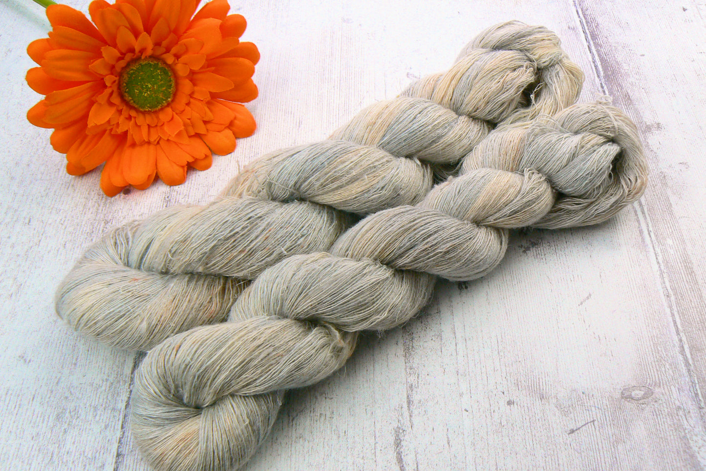 Norfolk Flint, Linen Viscose Silk Cobweb Lace